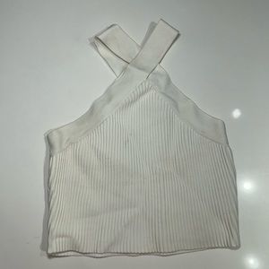 White Crop Top